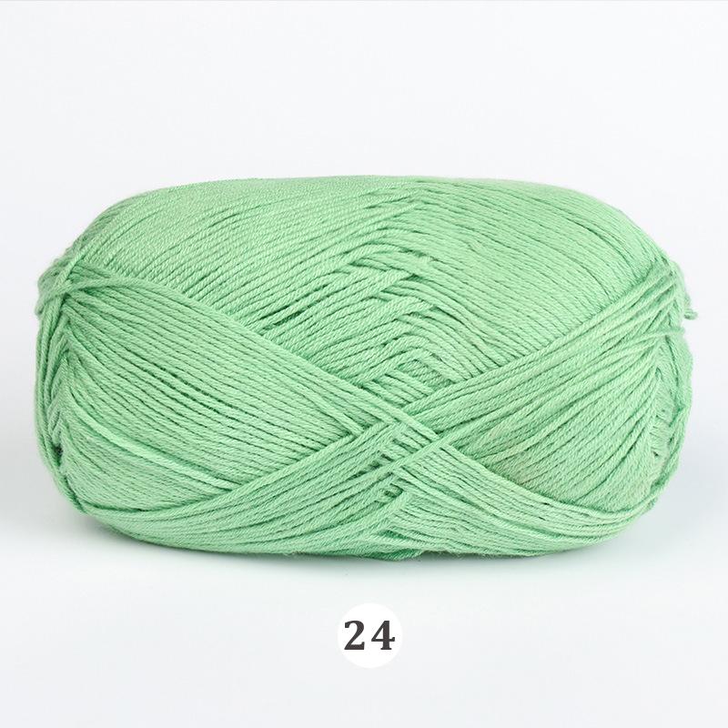 50g/Ball Smooth Hand Woven Yarn Knitted Fabric Natural Bamboo Cotton Crochet Yarn Baby Hand Soft