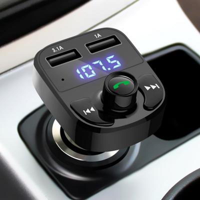 Transmetteur FM pour voiture, lecteur MP3, Bluetooth, mains libres, téléphone, musique, Type disque U, allume-cigare