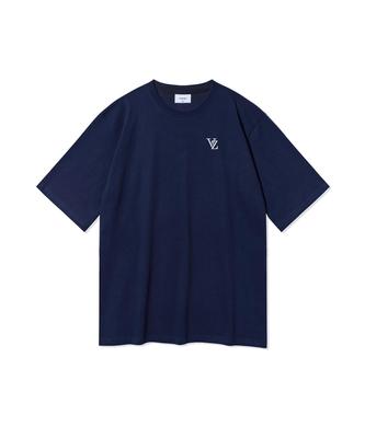 Bajal Vz 3D Logo Short Sleeve T-Shirt Navy