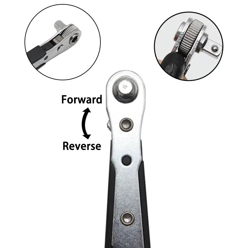 Mini Bit Ratchet Wrench Bit Nozzle Handle Screwdriver Hexagon Torx Bit Nozzle Socket Wrench Screwdriver Tools Auto Repair Tools