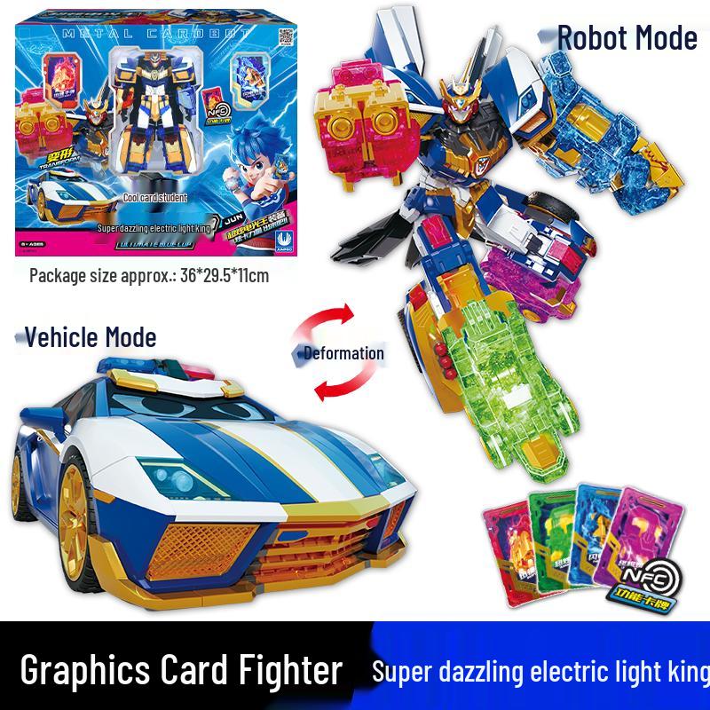 Blazing Ares: Transforming Robot Car Toy for Kids