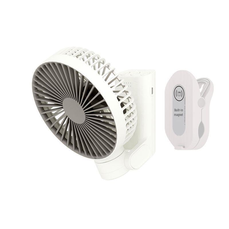 48-Hour Battery Silent Oscillating Portable Folding Fan with Magnetic Clip