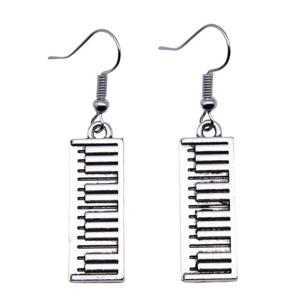 Electric Guitar Dangle Earrings Rock Music Themed Jewelry For Women
