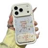 White Letter Flower for VIVOX300PRO/S30 Mobile Phone Case Redmi Note14pro/k70