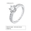 Trendy CZ Stone Adjustable Metal Rings For Women Girls, Gold Color Wedding Brand Engagement Promise Ring Anniversary Party Gift