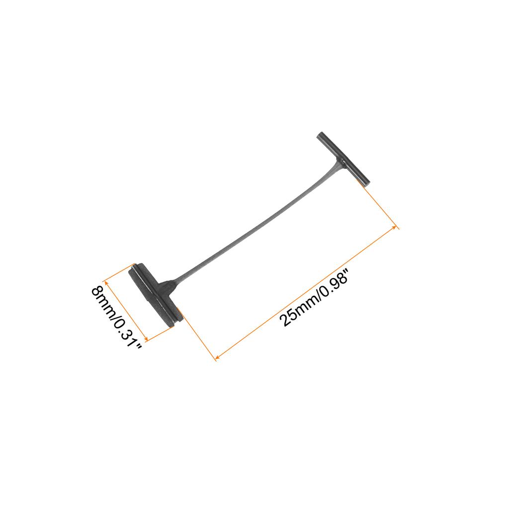 Black 1500pcs Standard Tagging Fasteners Plastic Regular Standard Label Tagging Barbs for Garment Price Tag Label Tagging Barbs