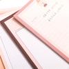 Korean Style Cute Little Bear Cartoon Plaid Sticky Notes for Journaling and Study, B5 Paper