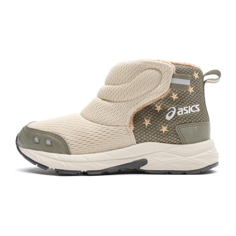 (GS) ASICS Contend Boots  Cream Olive Green  Kids  1014A333-200 EU 30