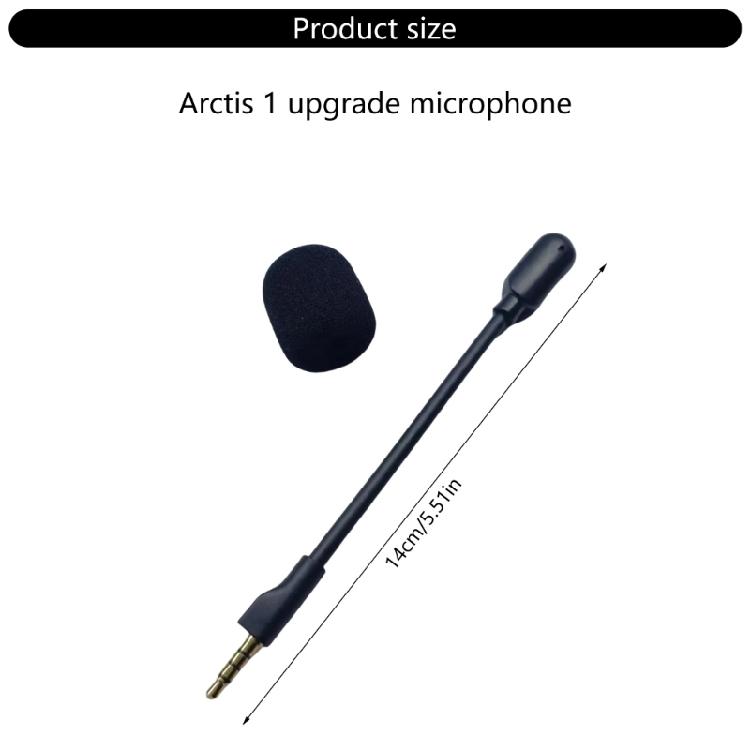 Headsets Microphone Boom for Arctis1 Earphone Mic Perfect for Gamers Perfectly for Video Conferencing and Remote Work