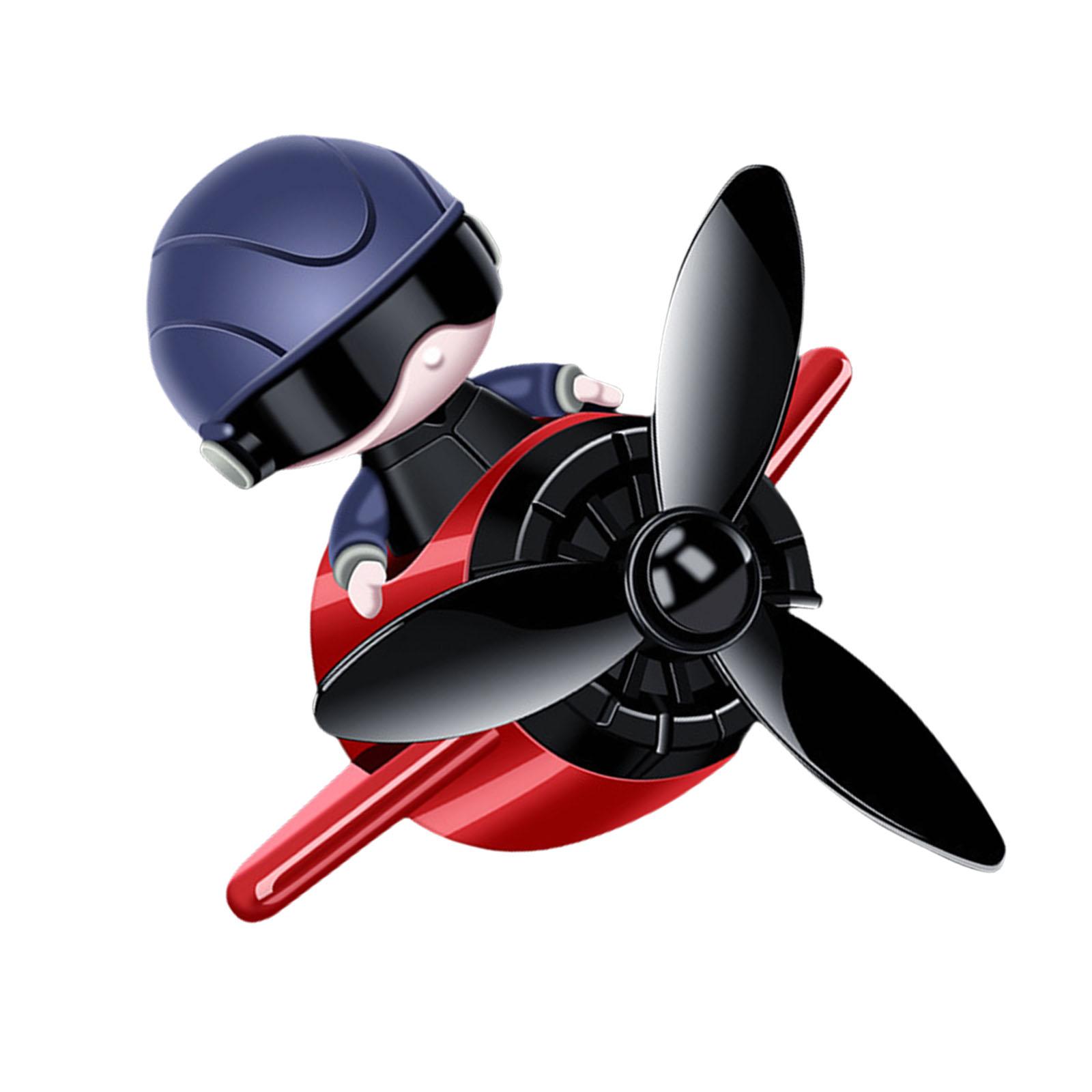 

Освежающий автомобильный диффузор с ароматом, с дизайном пилота и вращающейся режущей головкой для украшения приборной панели и вентиляционного отверстия автомобиля красный