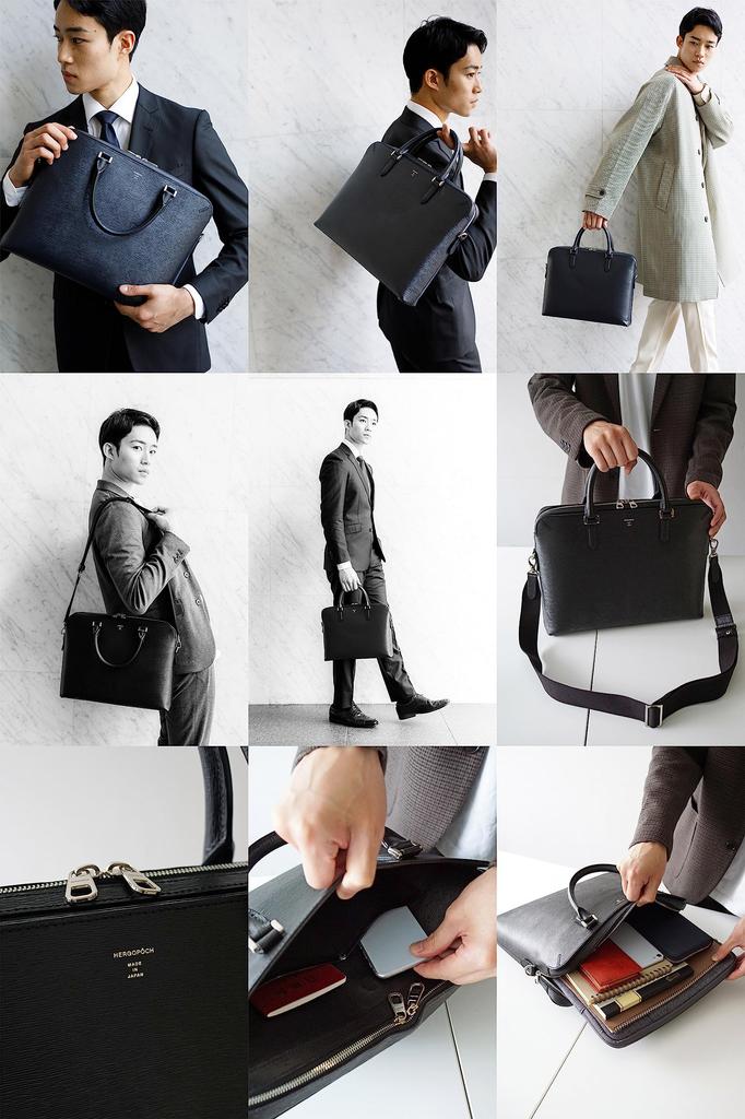 Slim Briefcase Black [Ergopoc] HG-06A-BF1-BK