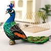 Cute Simulation Parrot Doll Plush Toy Zoo Peacock Doll Home Decoration Children's Soothing Doll