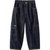 Balabala Boys' Summer Balloon Cargo Jeans