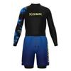 TOSWIM Men's Long Sleeve Swim Set with Trunks