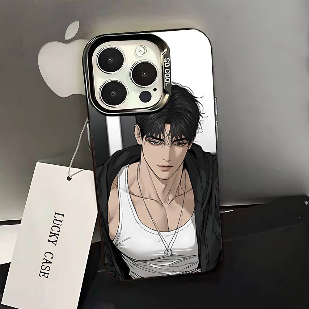 

J-Joo Cool J-Jaekyung Phone Case For iPhone 17,16,15,14,13,12,11,Pro,Max,Plus,E,Air,Mini Black IMD Cover iPhone17pro