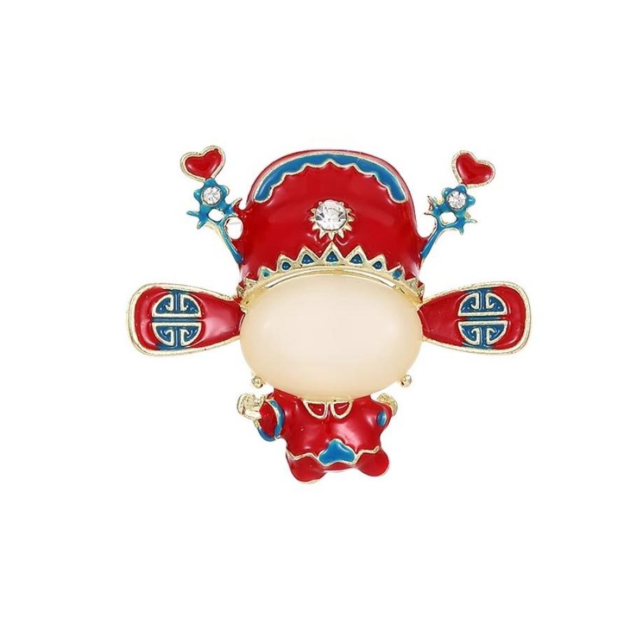 

Literature and art must pass the new champion hat brooch pin enamel craft corsage accessories versatile clothing