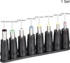 DC Adapter Connectors DC Barrel Jack Plug Power Adapter 5.5x2.1 mm Female to Male Adapter Tip for Monitor Webcam Router Laptop
