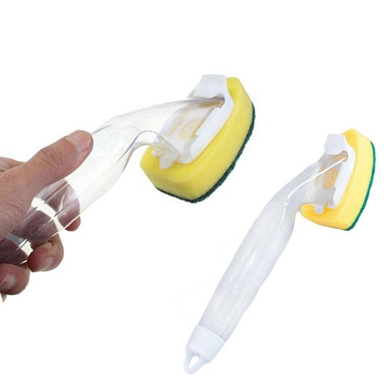 New Kitchen Sponge Brush Refill Cleaning Scrubber Washing Dish
