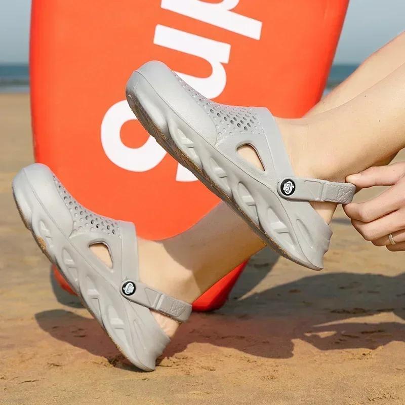 Mens Summer Shoes Sale Sandles for Men Sandals Trend 2024 Brand Men's Shoes Leisure Summer Man Slippers Social Shoe Male Slipers