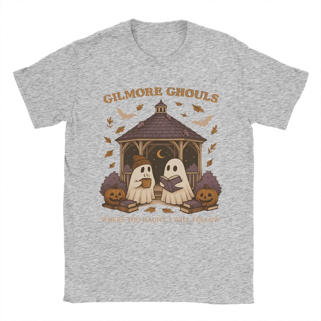 Harajuku T-Shirt Sommer Halloween Geist Hippie T-Shirts 100 Baumwoll-T-Shirt für Herren Ästhetisch Heißer Verkauf Kurzarm-Tops