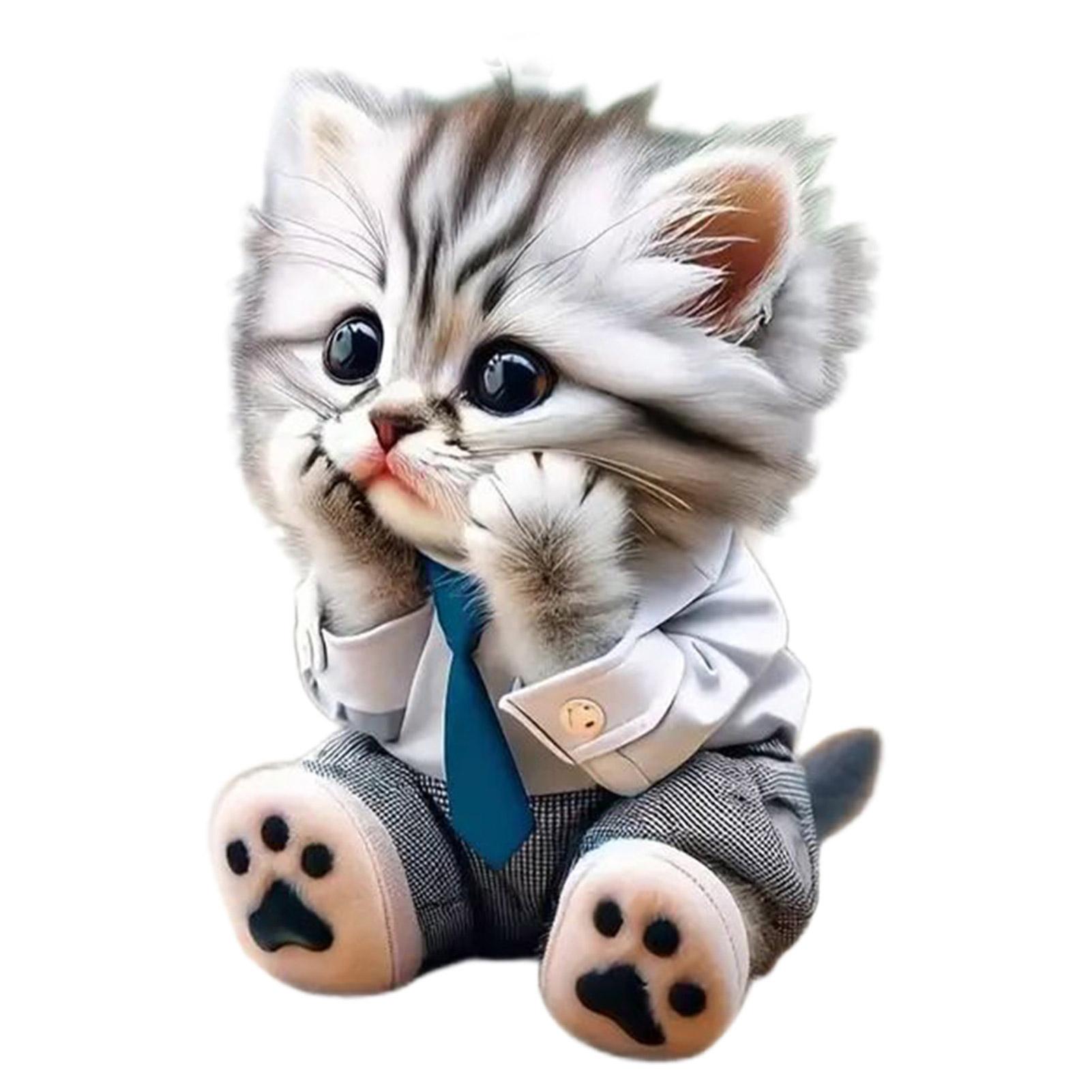 

Keychain with Acrylic Cat Pendant Lightweight Key Purse Handbag Charms Pendant for Holidays Birthdays Present