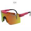 Adjustable Square Frame Unisex Cycling Sunglasses with UV Protection