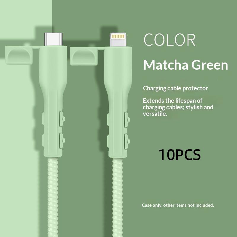 10Pcs Usb-C Cable Protectors, Anti-Break Sheaths Suitable For Smartphones, Tablets, Compatible With Usb-C Data Cables.