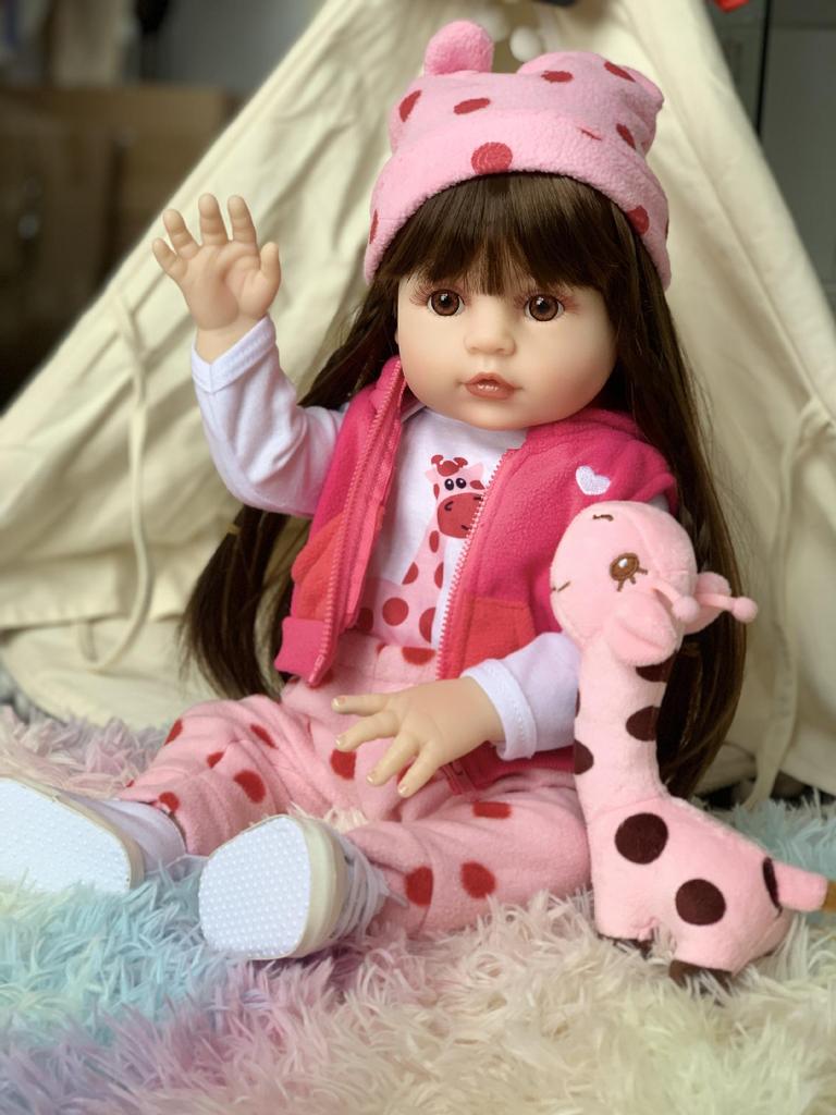 Reborn Vinyl Baby Doll - Realistic Soft Rubber Children's Toy Gift