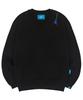 Ellamo Fleece-Lined M Web Sweatshirt Unisex Big Sizes S~4Xl