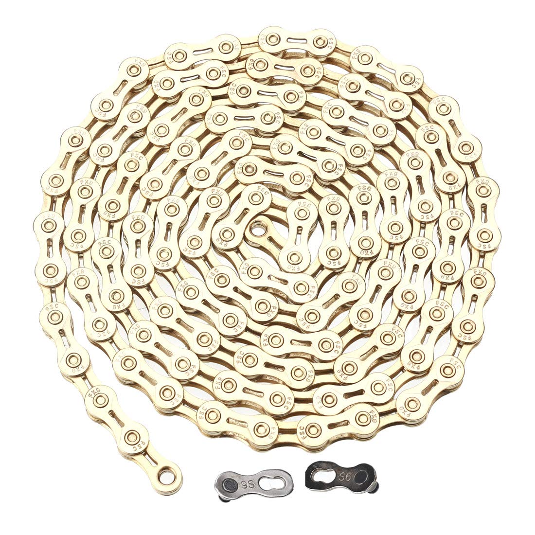 FSC variable speed bicycle chain.8 speed, 9 speed general purpose,