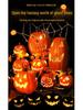Lanterne citrouille à LED pour décoration d'Halloween, idéale pour les fêtes et événements