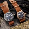 THORN T013 Retro Luxury Watch Sapphire Bubble Glass ST1700 Movement Luminous 5Bar Waterproof 36MM Men's Mechanical Watch