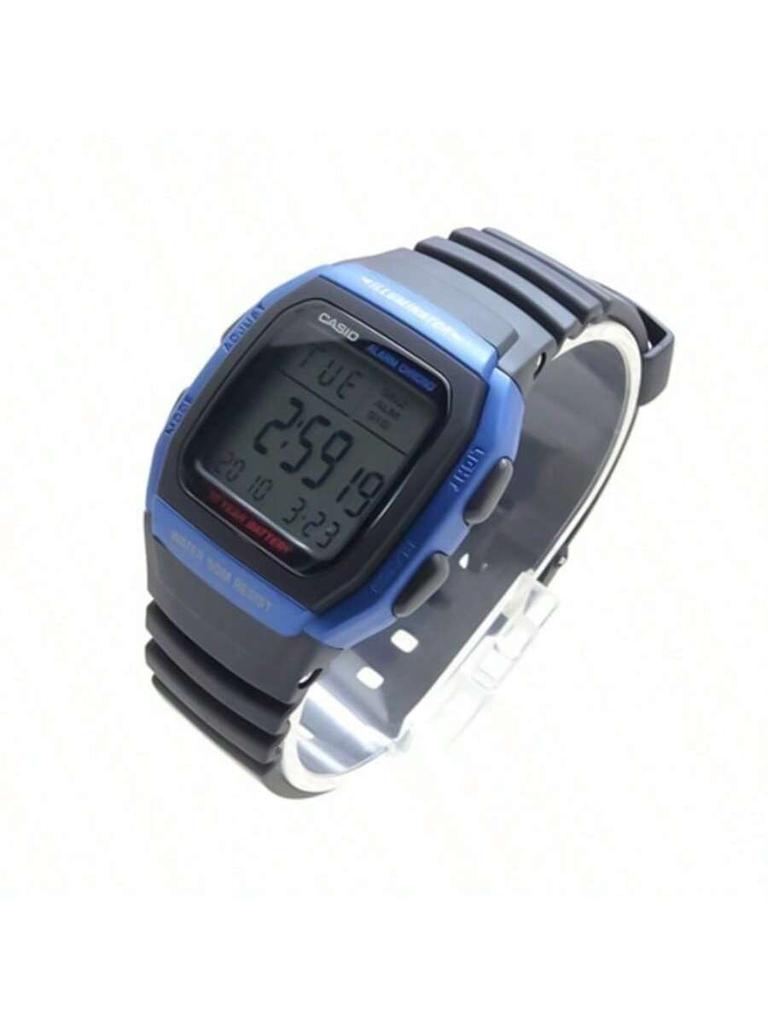Casio Sports Series Multifunctional Digital Watch, Standard Boys' Watch, Quartz Classic Dial Digital Display, Outdoor Sports, Diving, - W-96H-2A