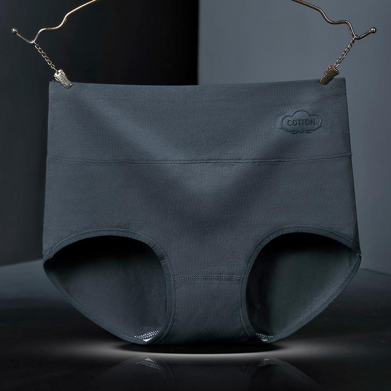 Graphen Antibakterielle Damenunterwäsche Reine Baumwolle Bauchweg-Unterwäsche Bedruckte High-Waist-Unterwäsche für Damen Slips