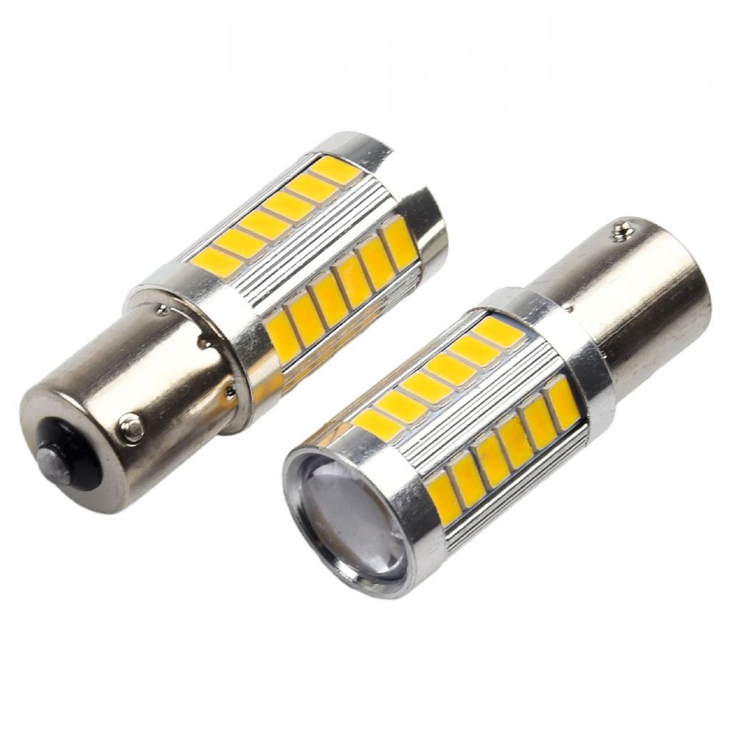 33LED Turn Signal LED 4pcs 581 BAU15S Aluminum BULB
