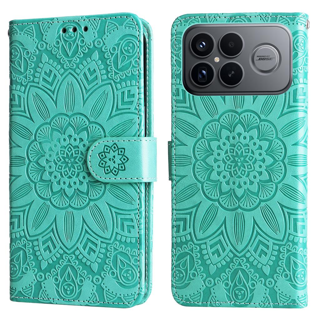 For Xiaomi Redmi K90 Pro Max 5G/Poco F8 Ultra Case Sunflower Imprint Leather Wallet Phone Cover