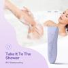 Women's Body Hair Shaver, Electric Pubic Hair Shaver, Set With 2 Guards, Replaceable Ceramic Heads, Wet And Dry Shaver, 90 Minutes Shaving