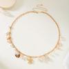 Conch Pearl Waist Chain Gold Color Bohemian Body Chain Creative Beads Belly Chain  Dress Decoration