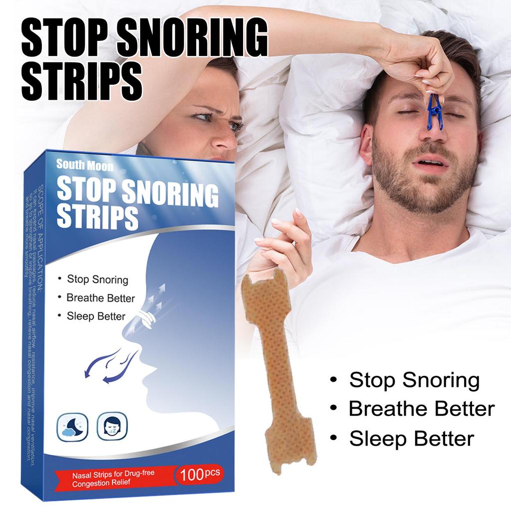 South Moon Nasal Strips Anti-snoring and Snoring Products Sleep Care Dilatation Nasal Strips
