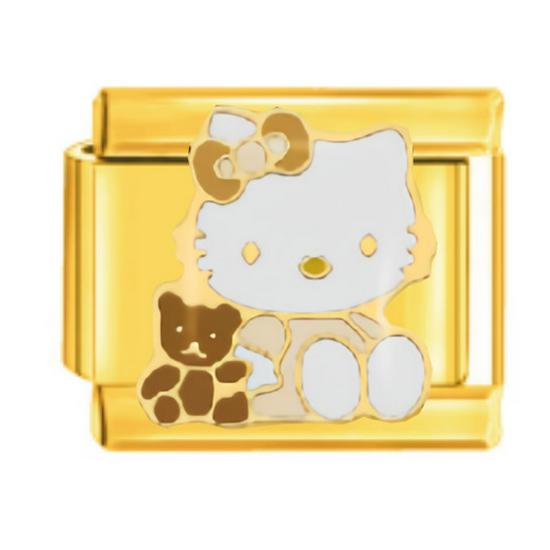 Gold Cartoon Character Titanium Steel Elastic Bracelet
