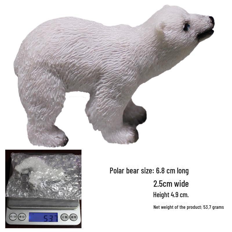 Cute Polar Bear Resin Ornaments for Garden and Succulent Decor