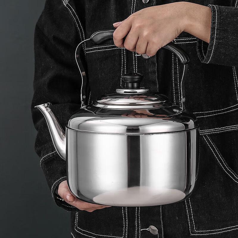 304 Stainless Steel Whistling Stovetop Kettle CN Plug (adapter Included)