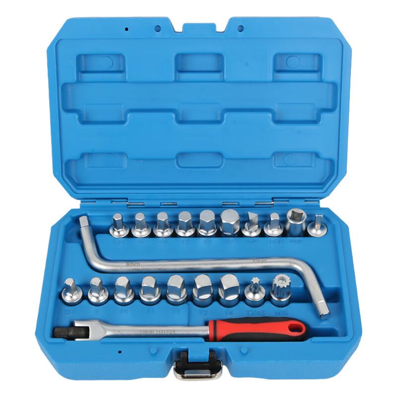 Belton 21-Piece Oil Pan Drain Plug Socket Set