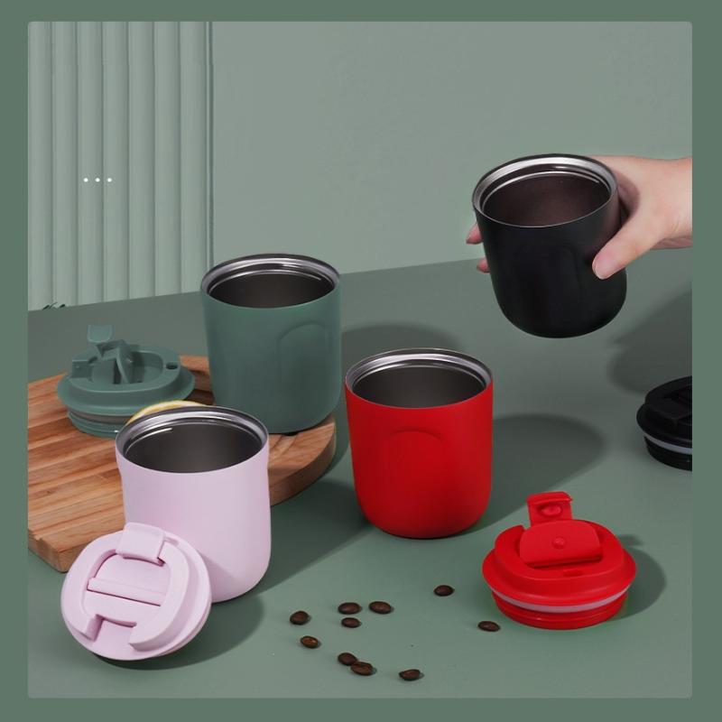 Mini Thermos Bottle Coffee Mug Stainless Steel Cup Thermal Leakproof Vacuum Flask Double Wall Tumbler Insulated Travel Drinkware