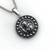 Necklace Retro Mage Round Brand Trend Hip-hop Punk Pendant