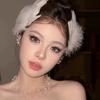 Ballet Style Feather Hair Clips Feather Side Hair Clips Gift Faux Pearl Hair Clips