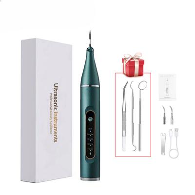 Raspador dental ultrasónico eléctrico para eliminar placa dental, sarro y otros residuos. Carga USB tipo C. Electrodomésticos.