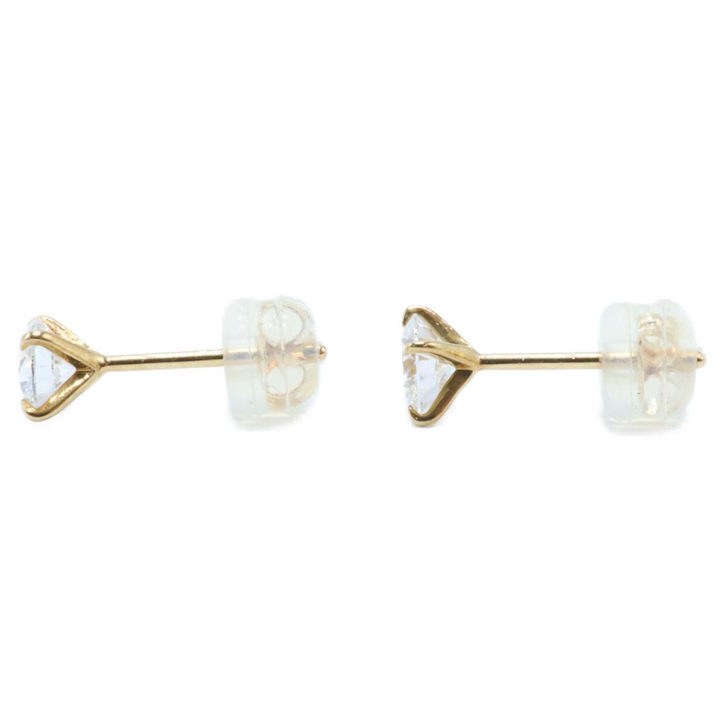 LK Salon Beautiful K18 0.34ct LK Airy Lab-Grown Diamond Studs earring Yellow GoldUsed