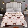 Rabbit Radish Bear Flower Printed Washed Cotton Summer Air Quilt Conditioning