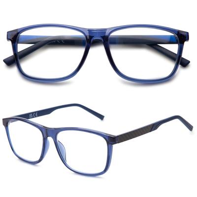 Stylish Reading Glasses for with Blue Light [JIMMY ORANGE] Single-Vision Women, Lightweight, Frame, Blocking, Blue, +2.50